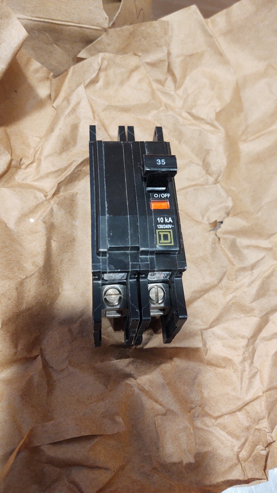 Lennox 72K07 Circuit Breaker 2 Pole 35A 120/240V Common Trip
