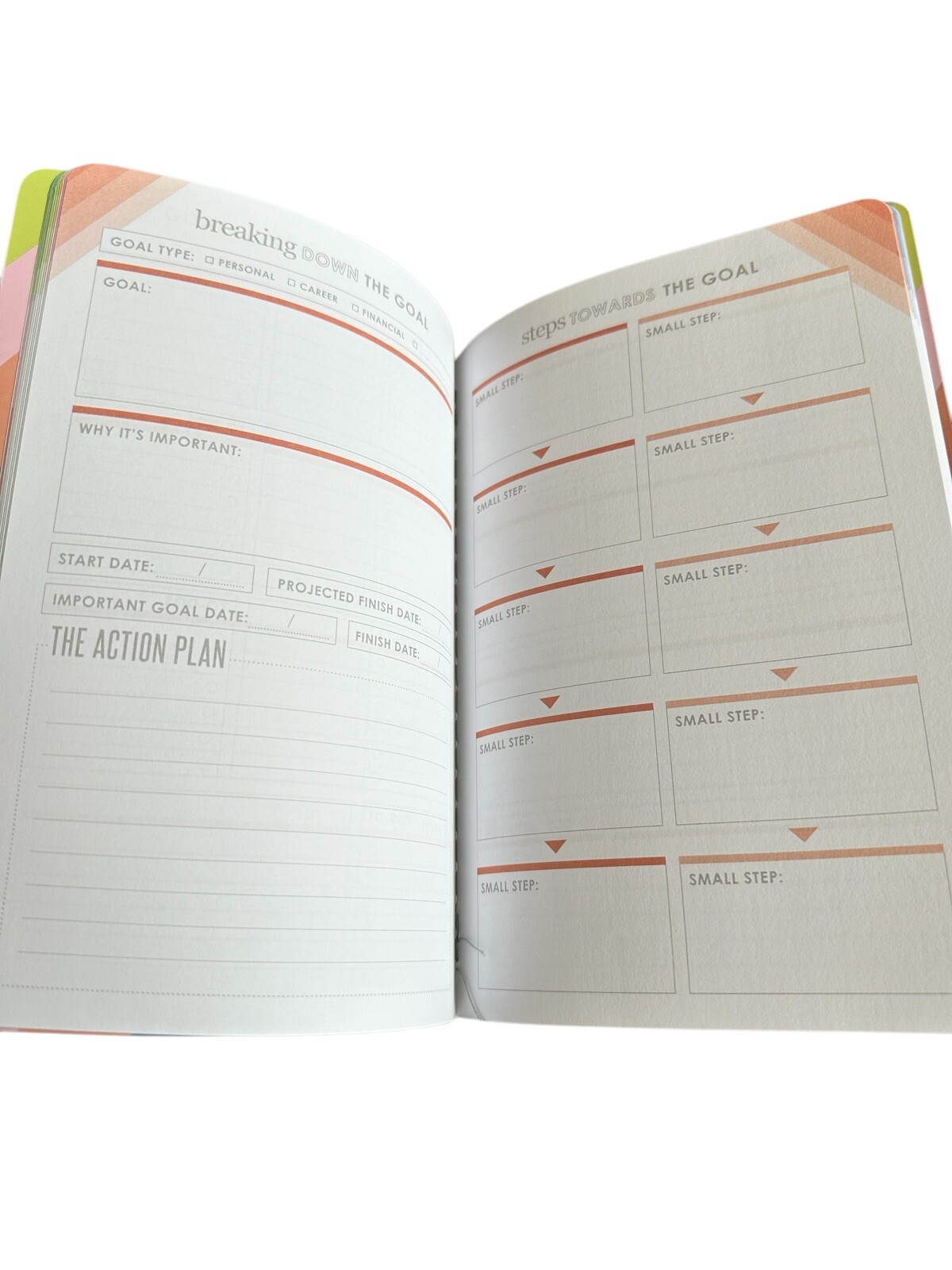 Erin Condren Goal Setting Journal – Hold the Vision Trust the Process NEW