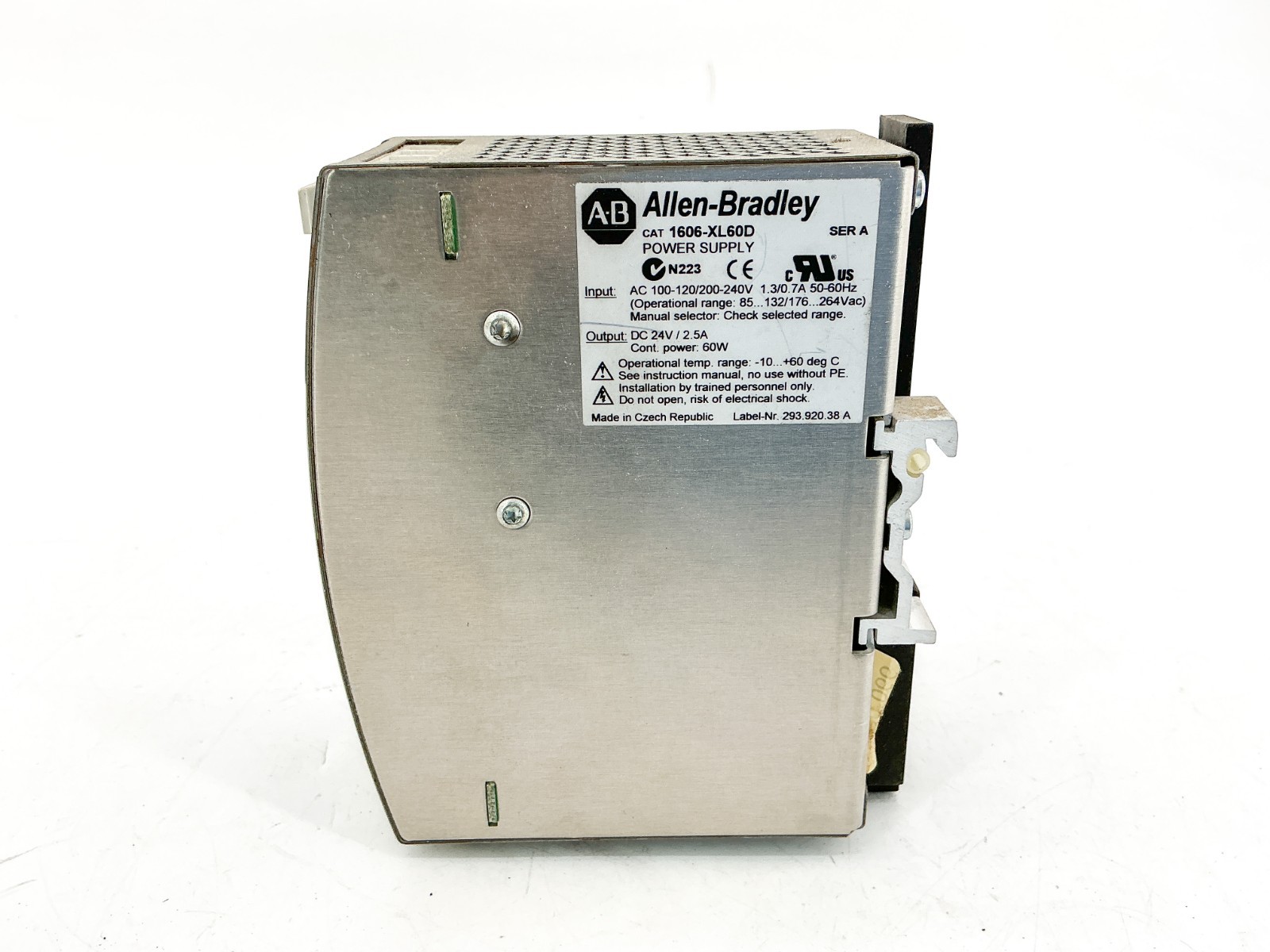 Allen Bradley 1606-XL60D Power Supply 24VDC 60W 50/60 Ser.A