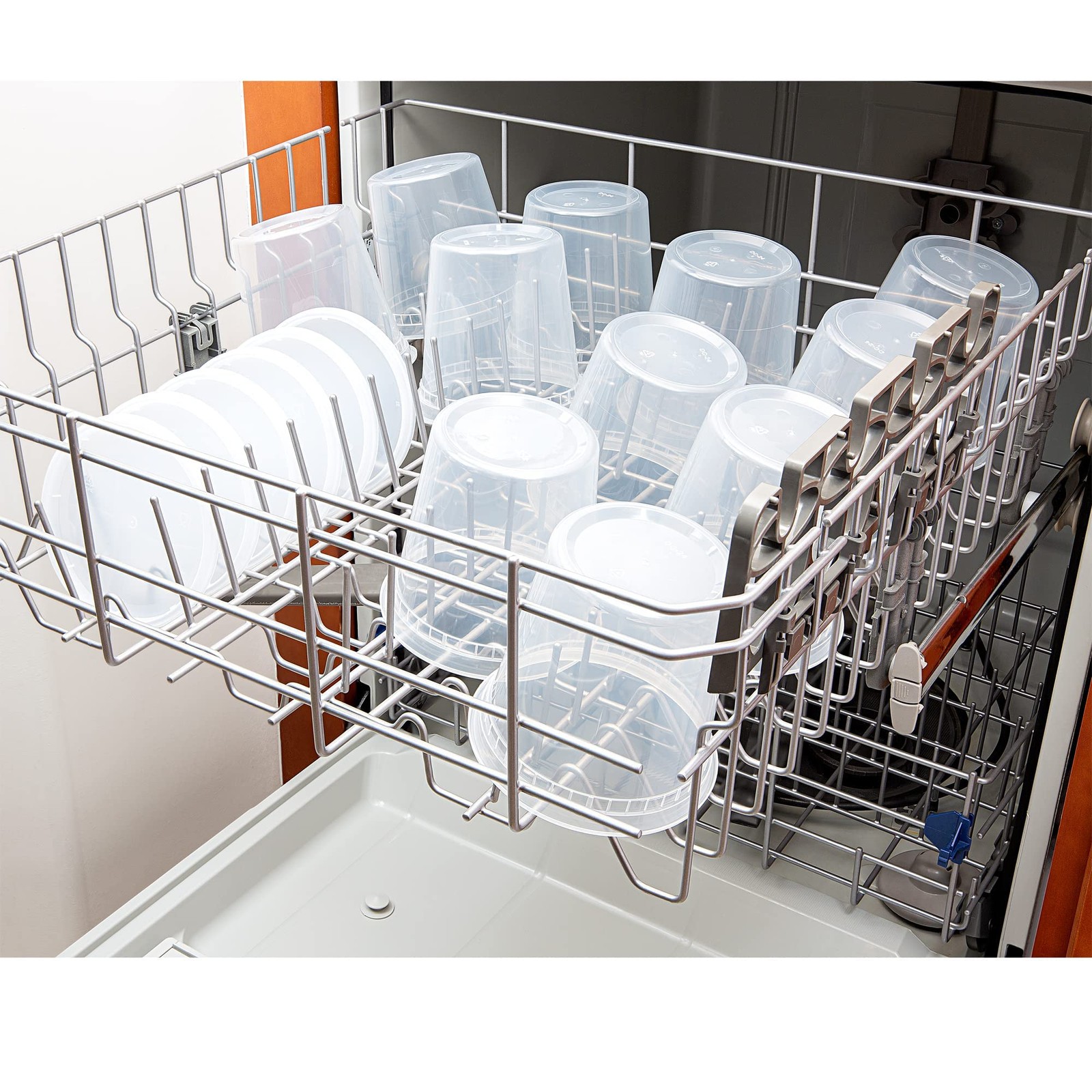 DuraHome Deli Containers with Lids 24oz. Leakproof 30 24 oz. (30 Sets), Clear