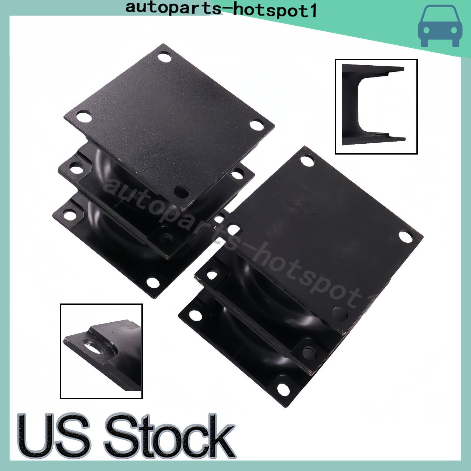 4X Vibratory Plate Compactor Rubber Isolator Shock Mount Fits Stanley Hydraulic