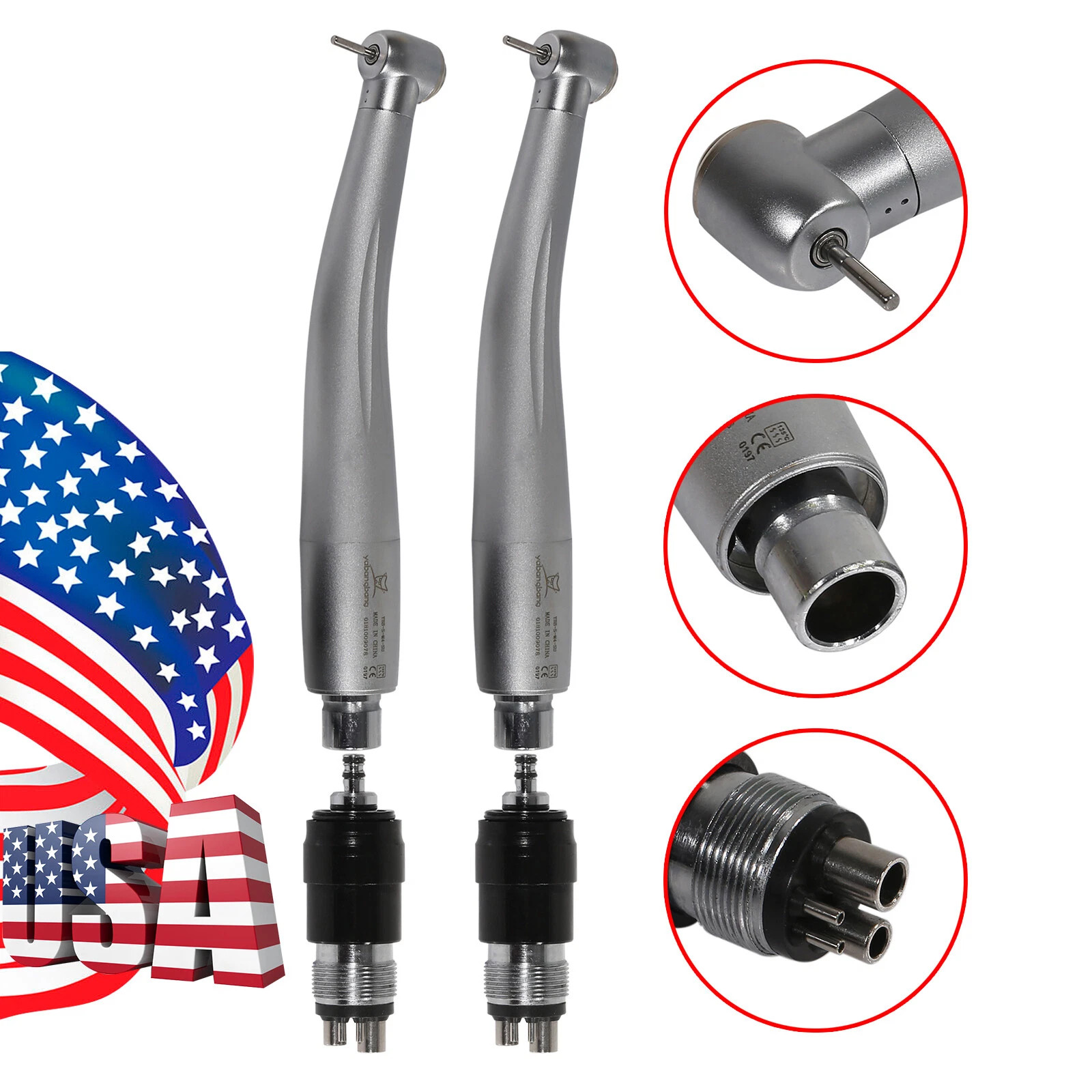 Dental standard Head High Speed Handpiece Quick Coupler 4Hole NSK Style YBNK4
