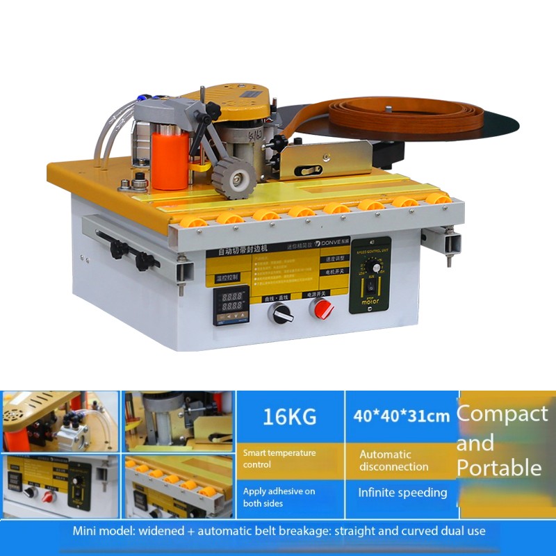 Portable Edge Banding Machine It Can Be Used for Both Curved and Straight Lines