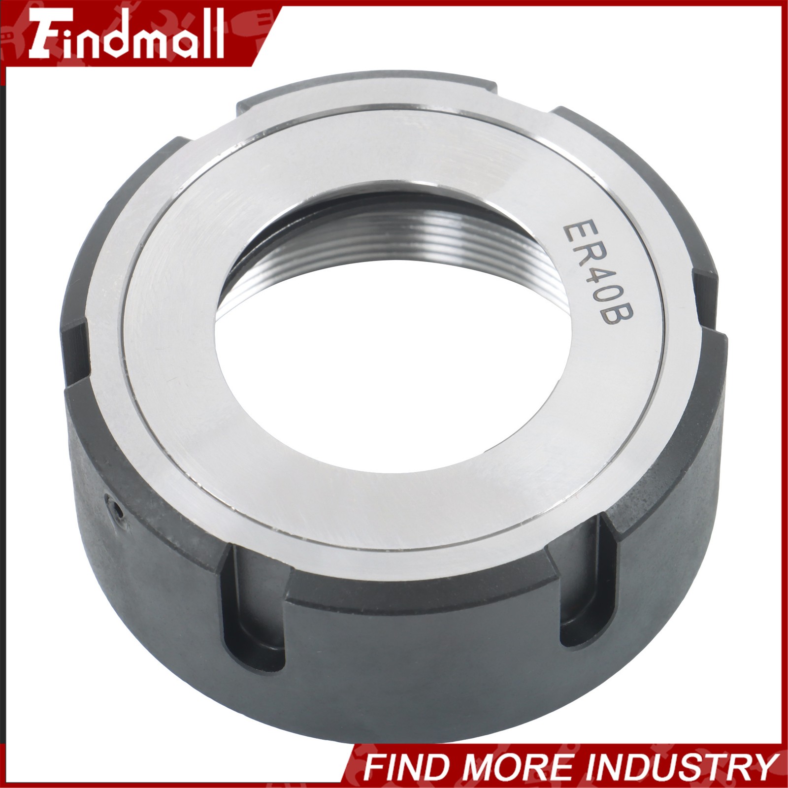 Findmall Precision ER40 Ball Bearing Collet Nut for Tool Holder