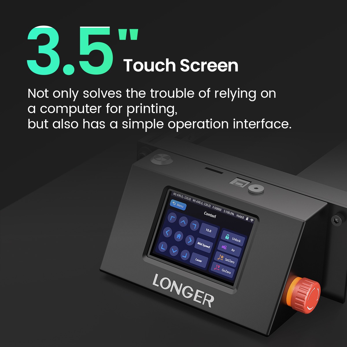 Longer Ray5 5W Laser Engraver, 60W Laser Cutter and High Precision Laser Engrave