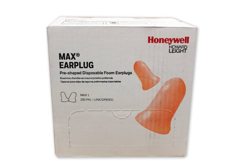 MAXIMUM 200 PR Disposable Foam Earplugs Noise Reduction NRR33 Sleep Aid Shooting