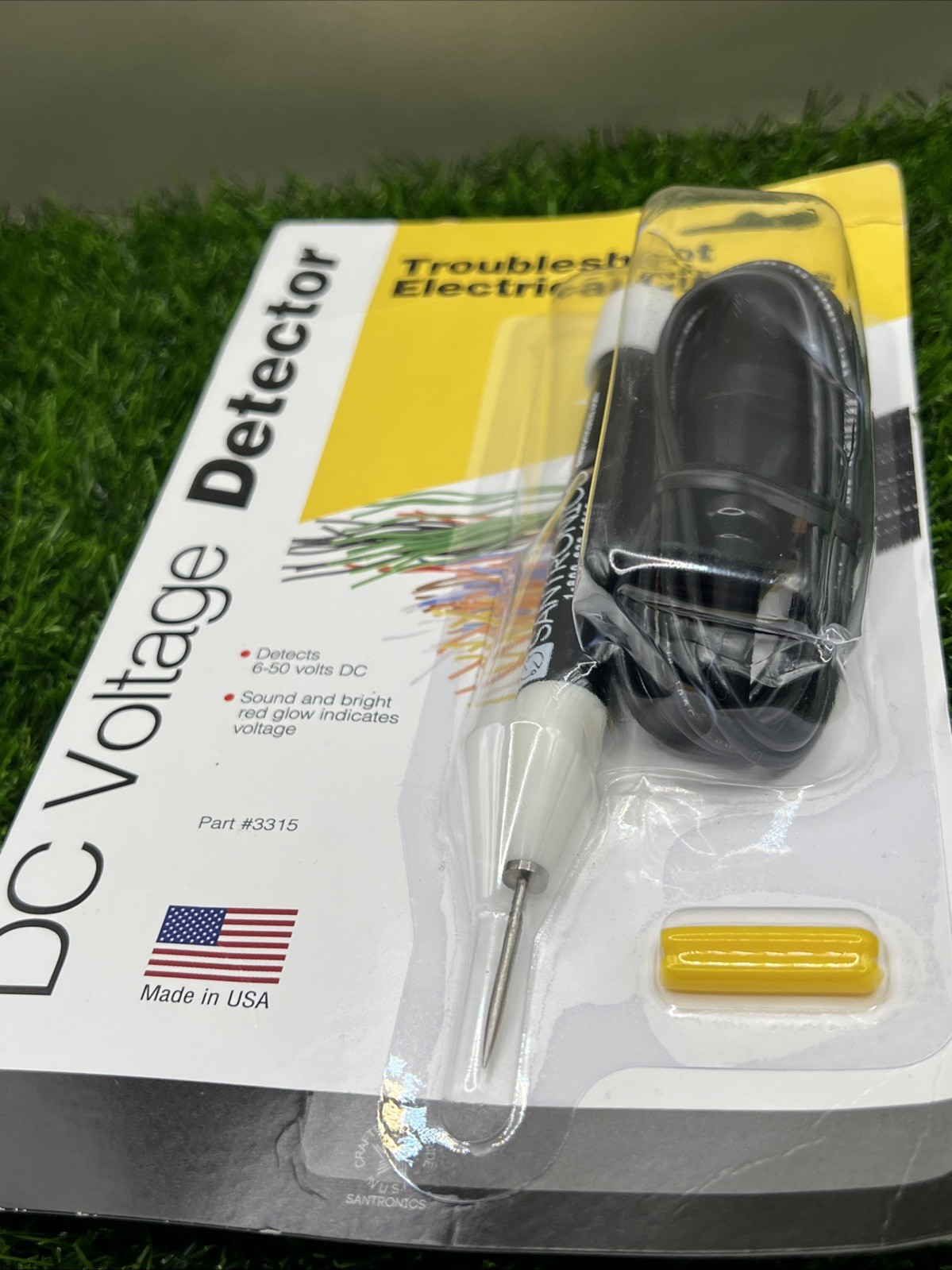 Santronics 3315 DC Voltage Detector with Buzzer & Lamp
