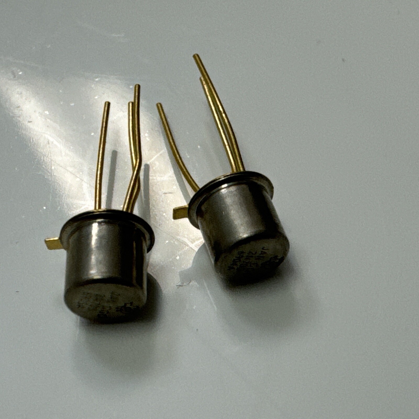 QTY 2 2N705 Texas Instruments PNP Germanium Goldpin Transistor New Old Stock