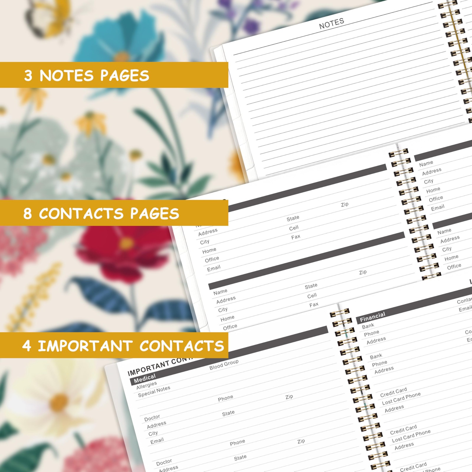 2026-2030 Monthly Planner – 5 Year Monthly Planner/Calendar 2026-2030, JAN. 2