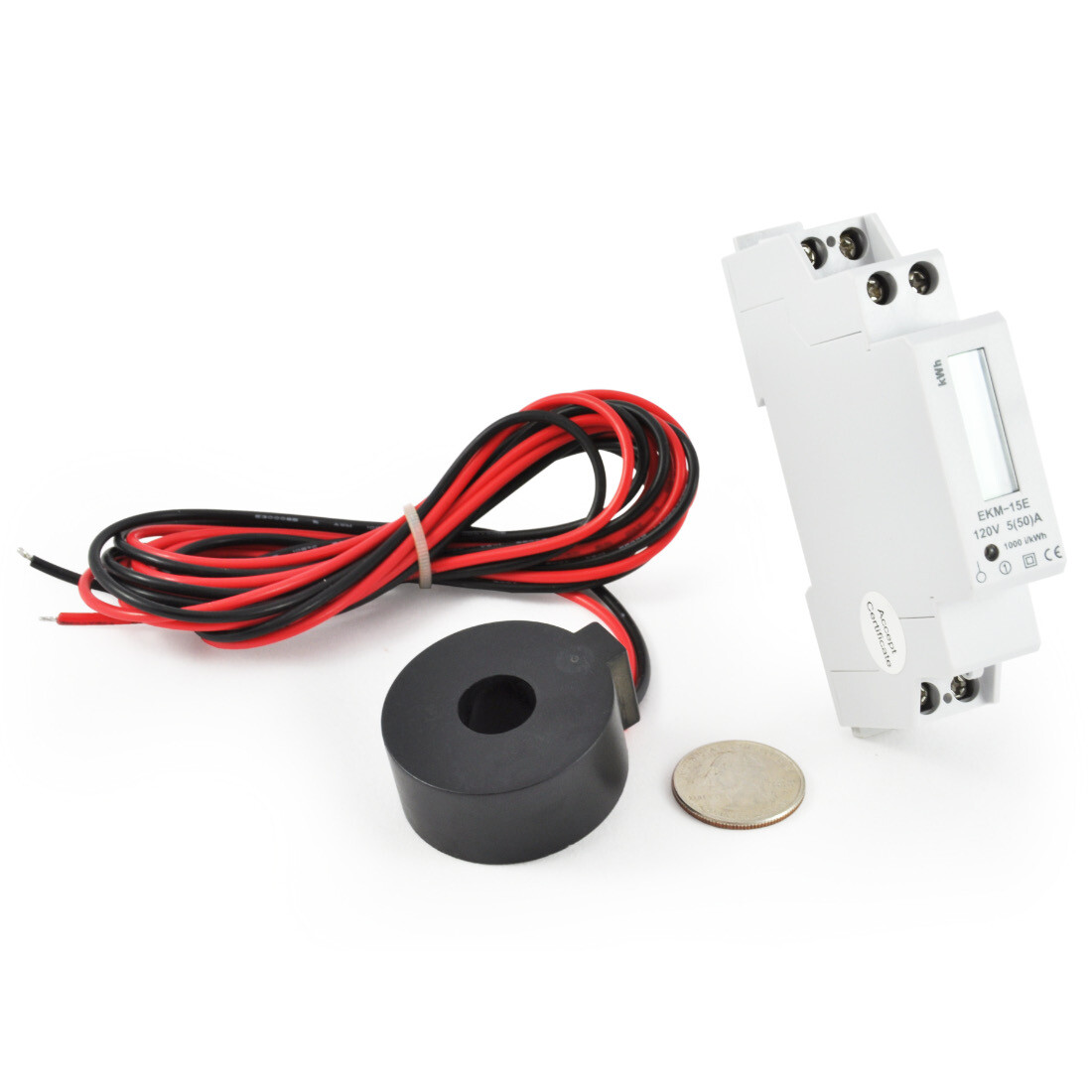 Watt Hour Meter Electricity — Easy Passive Installation is Safer 120 volts #1