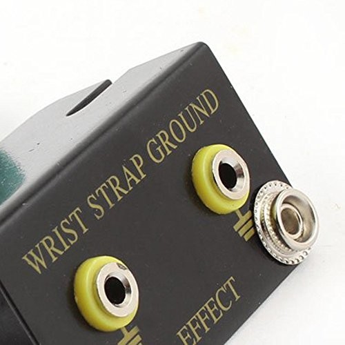 5.5ft Green Terminal Cable Anti-Static Connector for ESD Wrist Straps – L-Shaped
