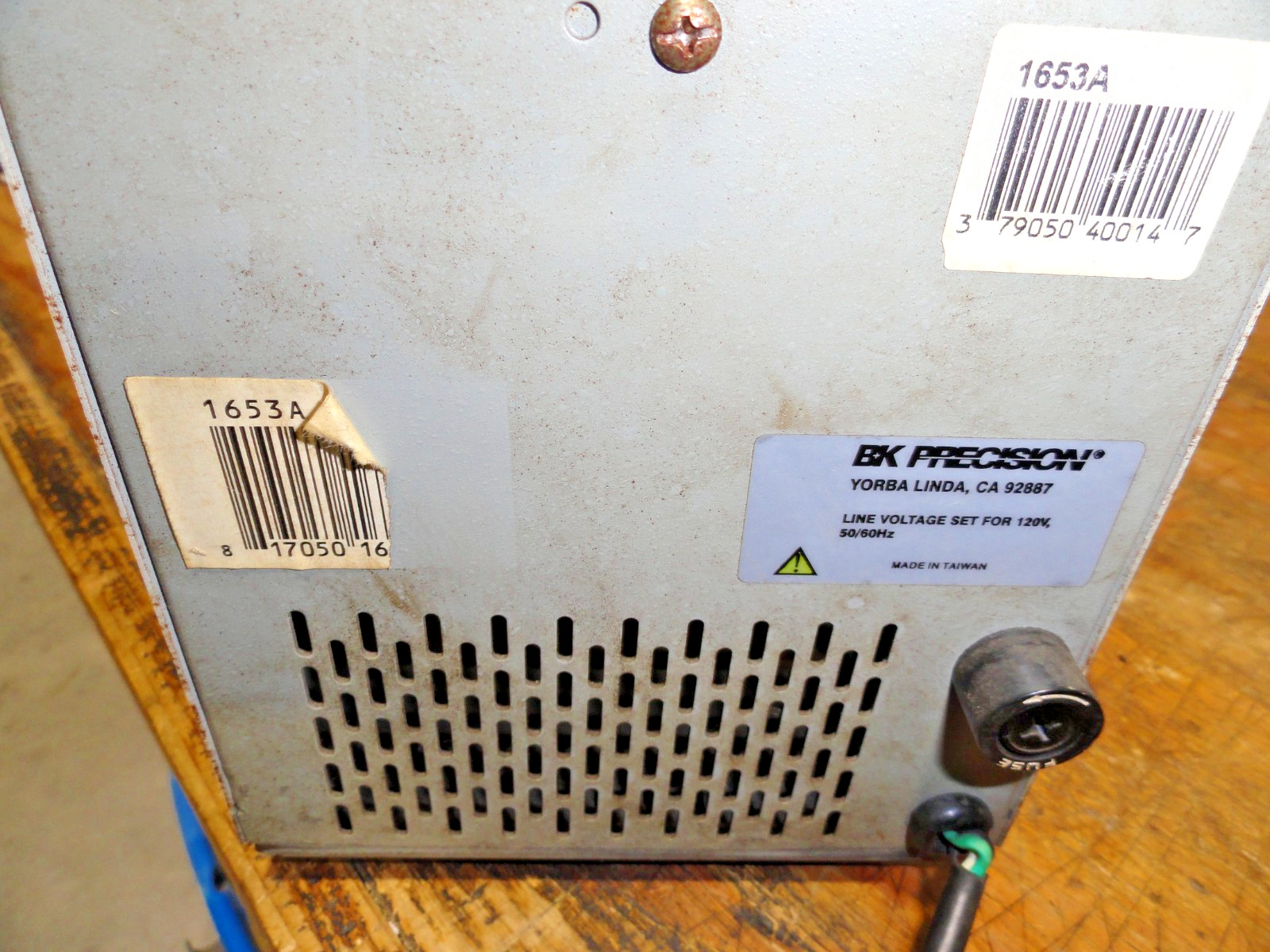 BK Precision 1653A AC Power Supply 0-140AC 120V, 50/60HZ