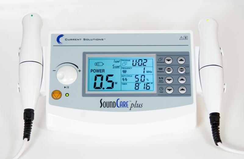 SoundCare Plus Professional Ultrasound Therapy Device with 1cm2 and 5cm2 Heads