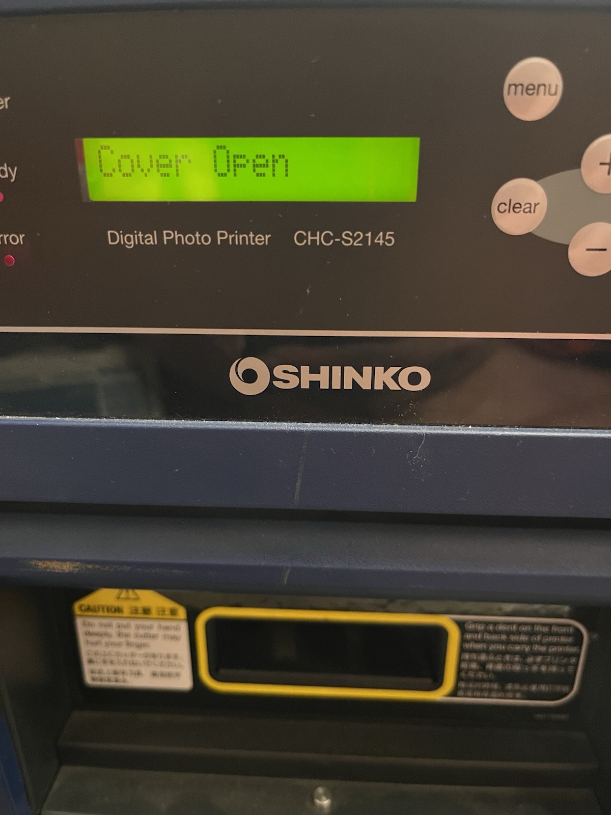 SHINKO Digital Photo Printer CHC-S2145-5 Sinfonia Photo Booth Dye Sub + 2x Paper