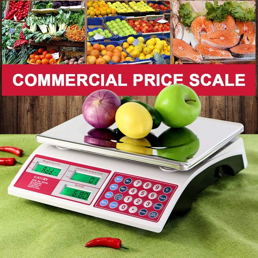 66Lb Digital Price Computing Scale Batteries Included High Precision Weighing