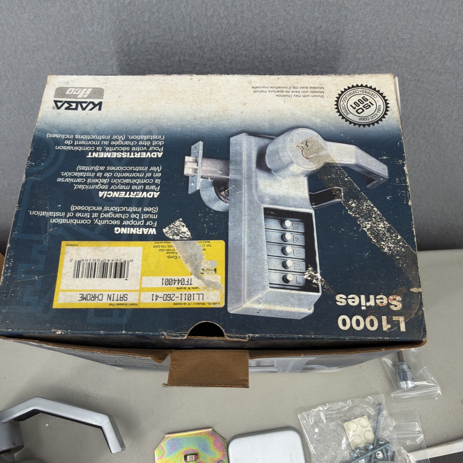 ILCO Unican L1000 Series LL1011-26D-41 Door Lock Satin Chrome
