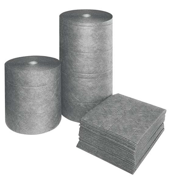 Spilfyter Db-75 Sorbents, 27 Gal, 16 In X 18 In, Universal, Gray, Polypropylene