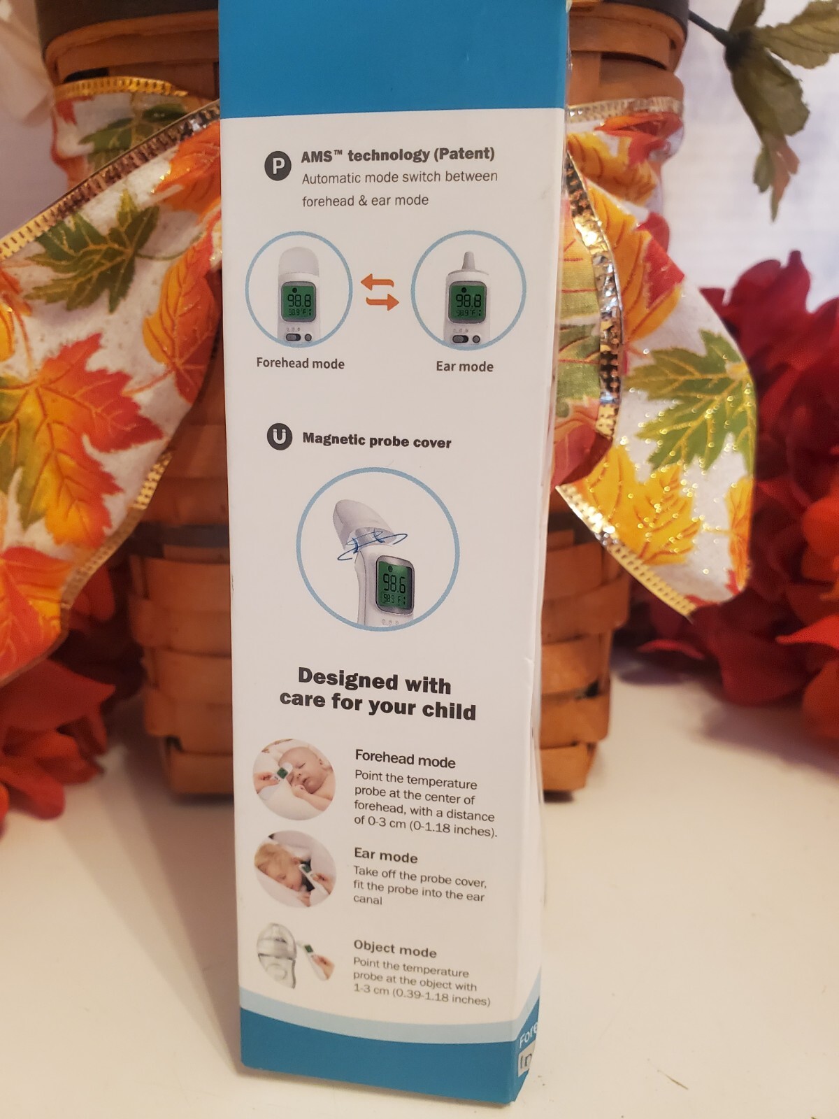 ROHS ~ Infrared Forehead & Ear Thermometer AOJ-20B 🌡 Ages 3 Months & Up ~ New