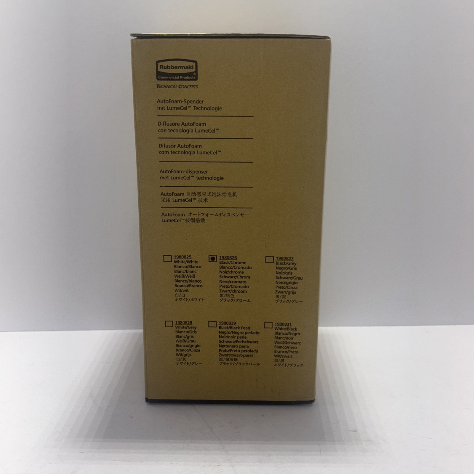 Rubbermaid Autofoam Dispenser, solar cells, brand new in box