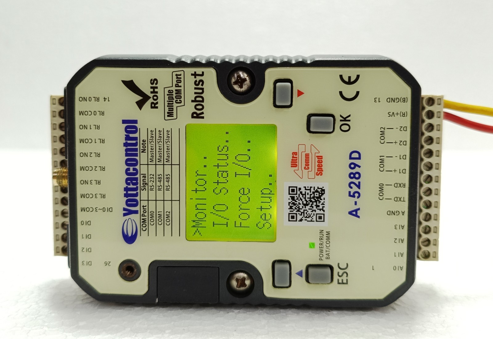 YOTTACONTROL A-5289D Ver: C2.89 Wi-Fi Distributed Control System 4DI/4AI/4DO