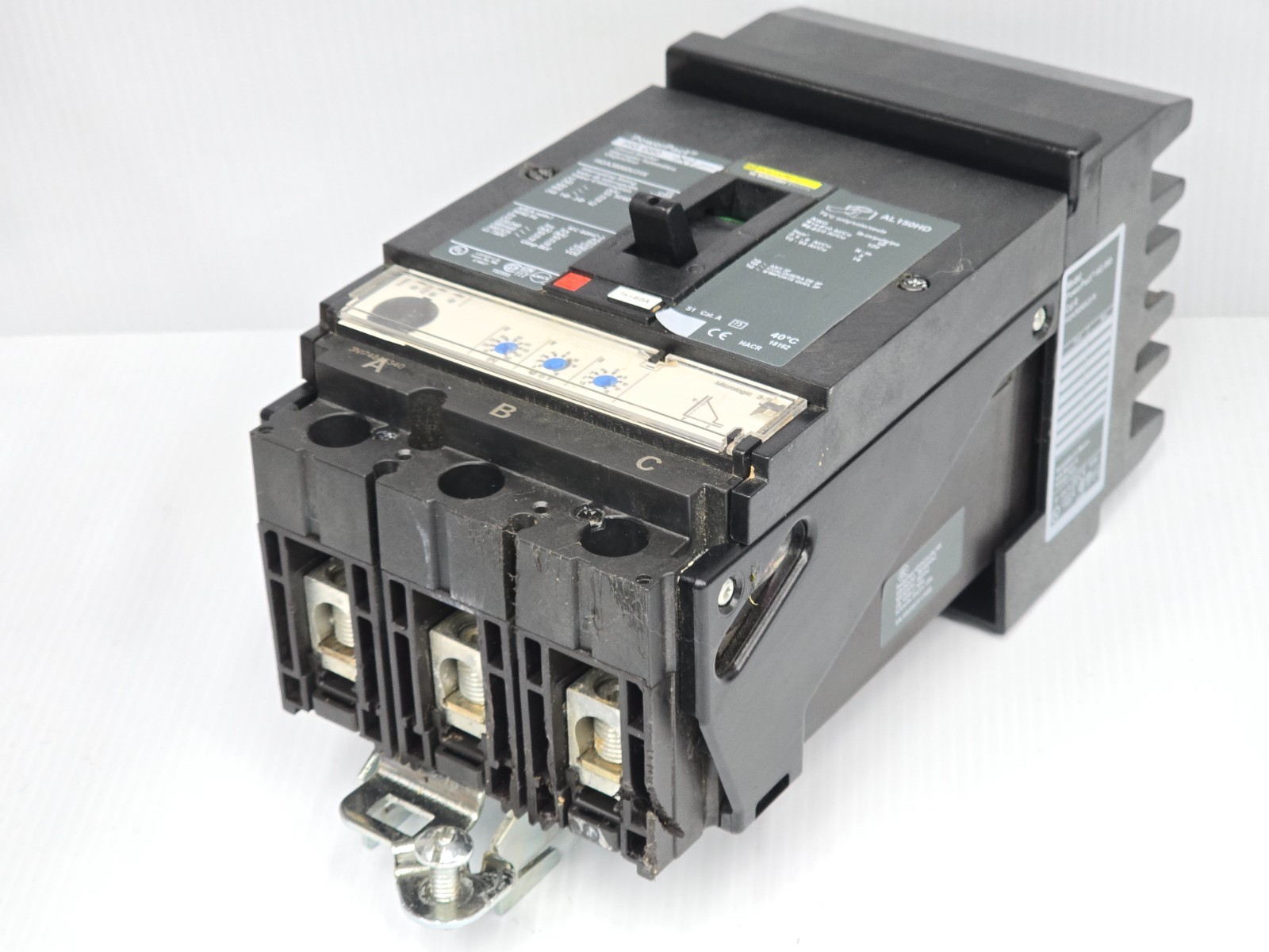 Square D 60 Amp I-Line Circuit Breaker 600 VAC 3 Pole 65 kA HGA36060U31X (Flaw)
