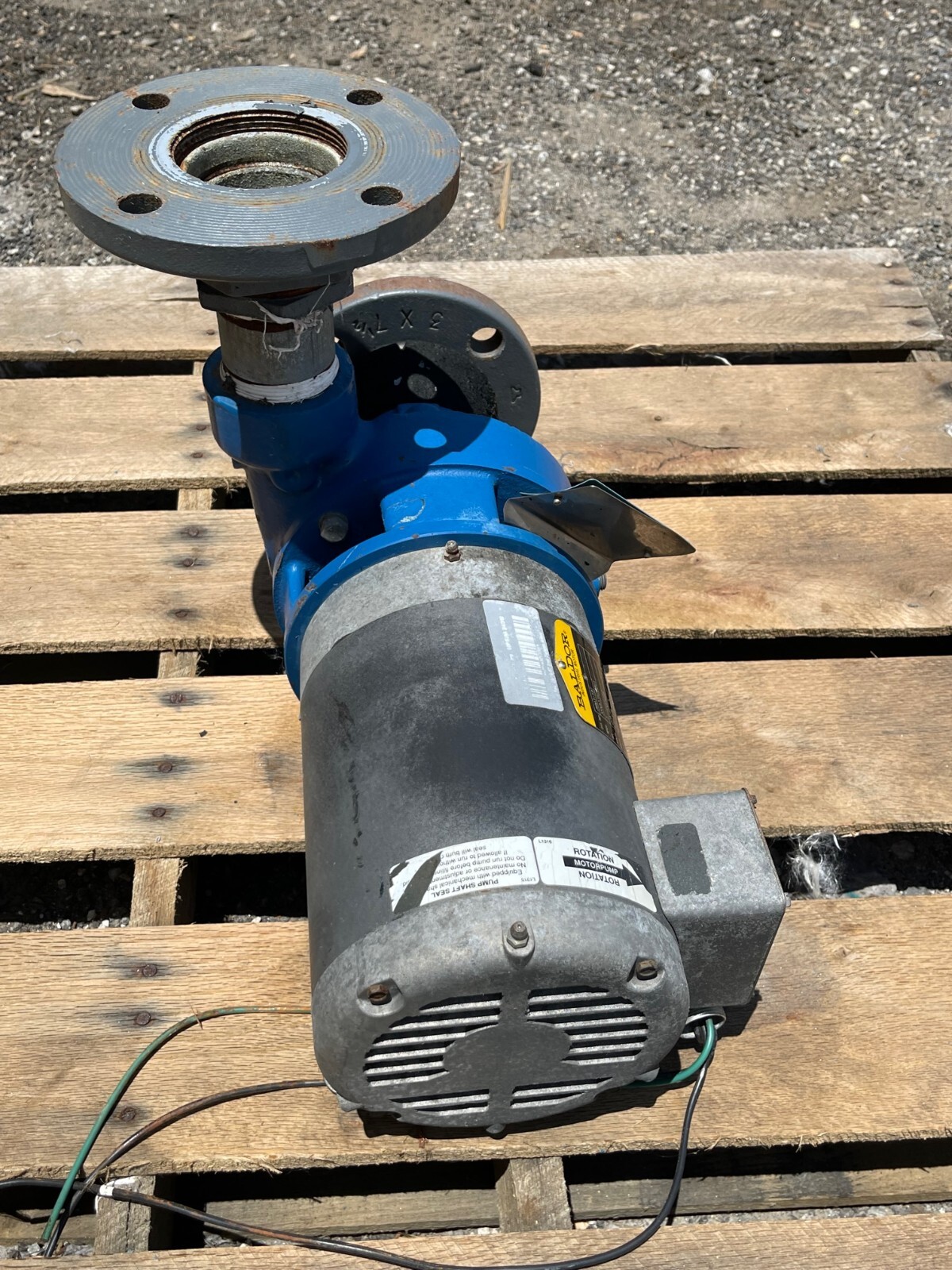 Scot Motorpump 17 Centrifugal Pump, 2 X 2, SC3040K173W.C 3 HP Baldor Motor