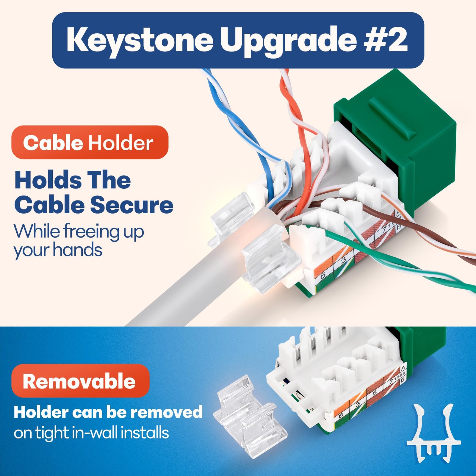 Media Solutions – 45 Angled Speed Termination Keystone Tool Set
