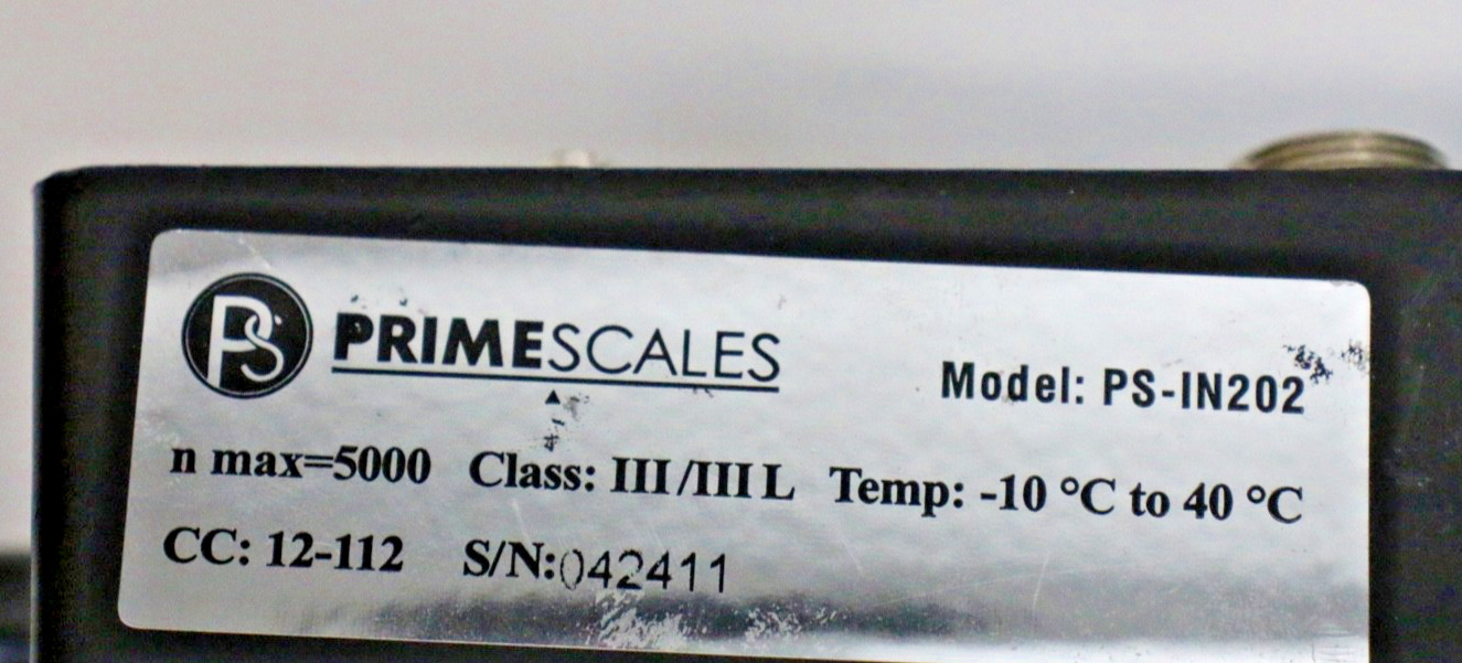 Prime Scales PS-IN202 Weight Indicator and cable