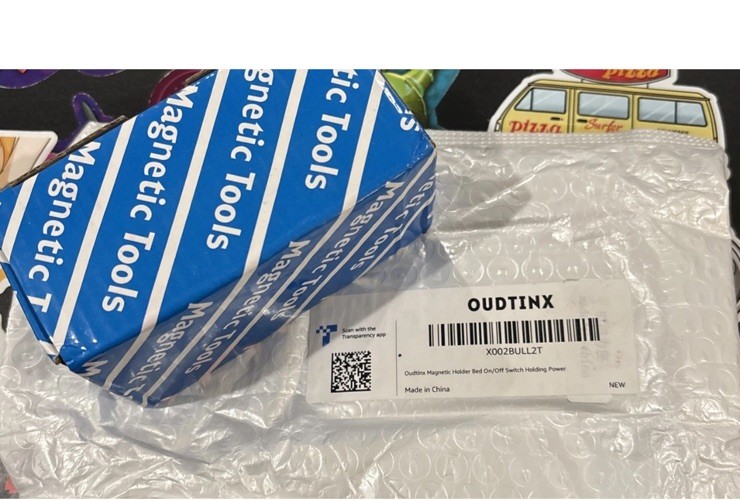 2x Oudtinx Magnetic Holder Bed On/Off Switch Holding Power, Brand New. MB-8T