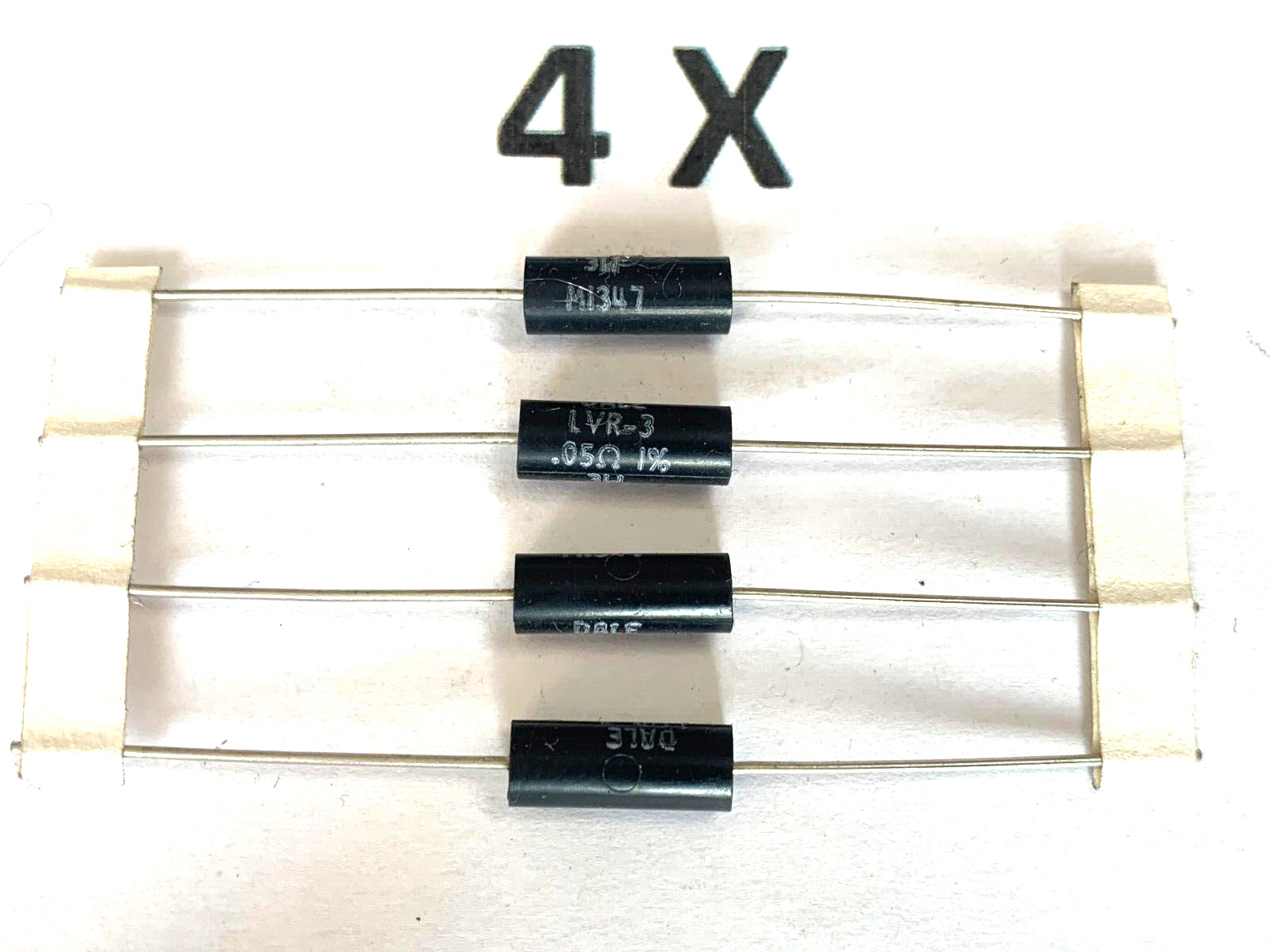 0.05ohm, 0.05R 50mΩ, 1%,125ppm, 3W, Wirewound Resistor Prezi, VR03R0500FE70, 4pcs