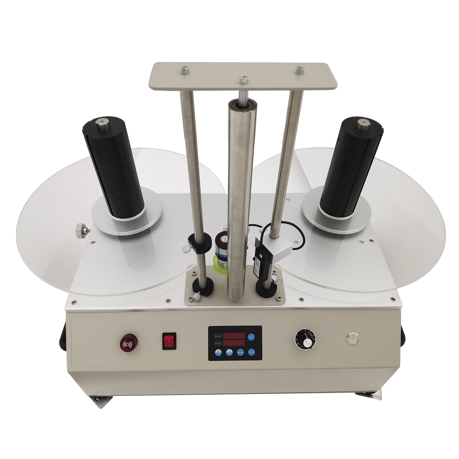 PET/PVC/PP Barcode Label Rewinder Automatic Counting Splitter Rewinder 110V