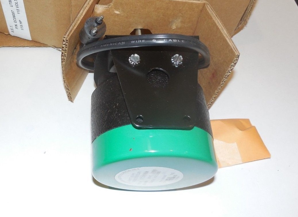 EM&S Unitronix ECM Unit Bearing Motor 1/15 HP 1550 rpm 115V UTB EC06007 CCW