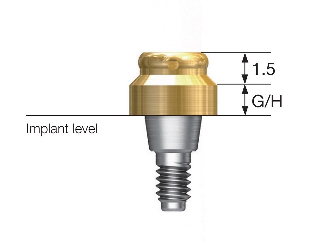 1Pcs Implant Removable Locat0r Abutment Diameter Ø3.5mm/4.5mm,For Zimmer MIS