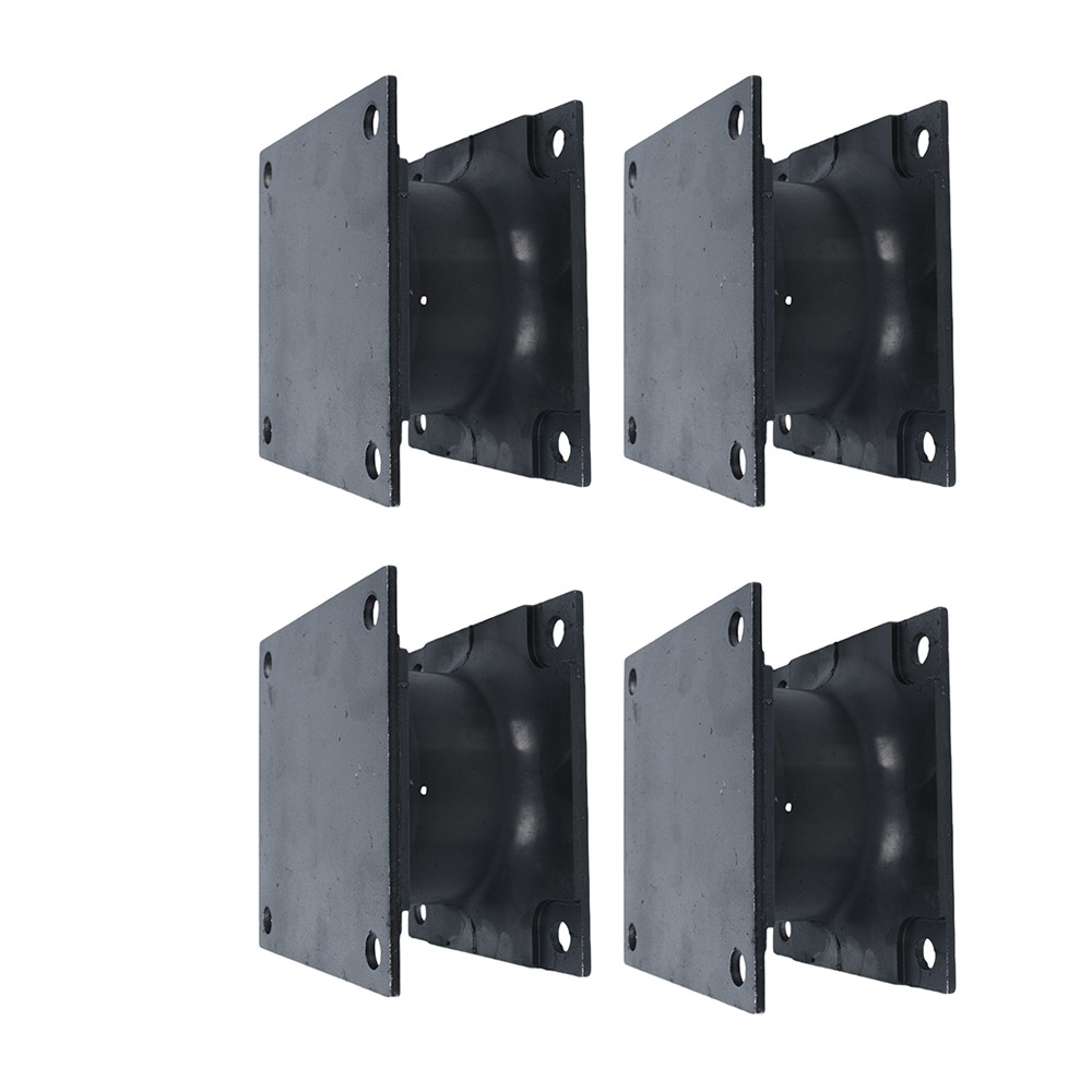 4PCS Fit Stanley Hydraulic Vibratory Plate Compactor Rubber Isolator Shock Mount