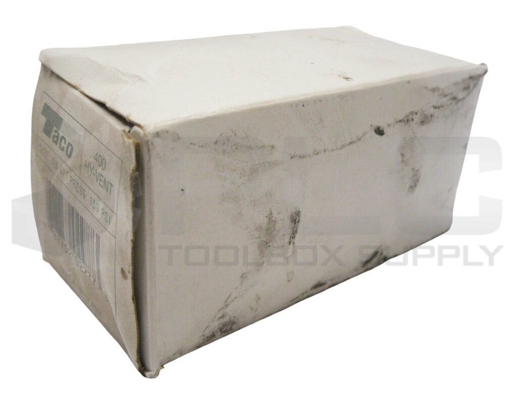 NEW TACO 400 HY-VENT AUTOMATIC HOT WATER AIR VENT, 1/8 NPT, 150 PSI