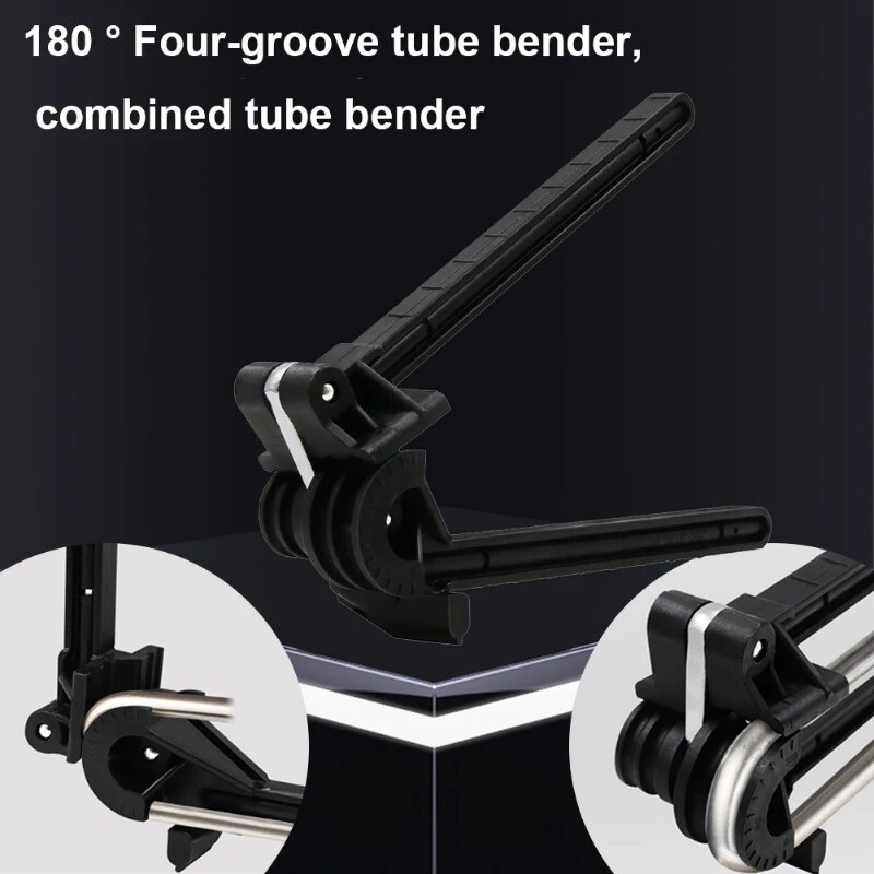 4 in 1 Tube Bender 5/16 3/8 3/16inch Manual Tube Bending Tool Combination Bender