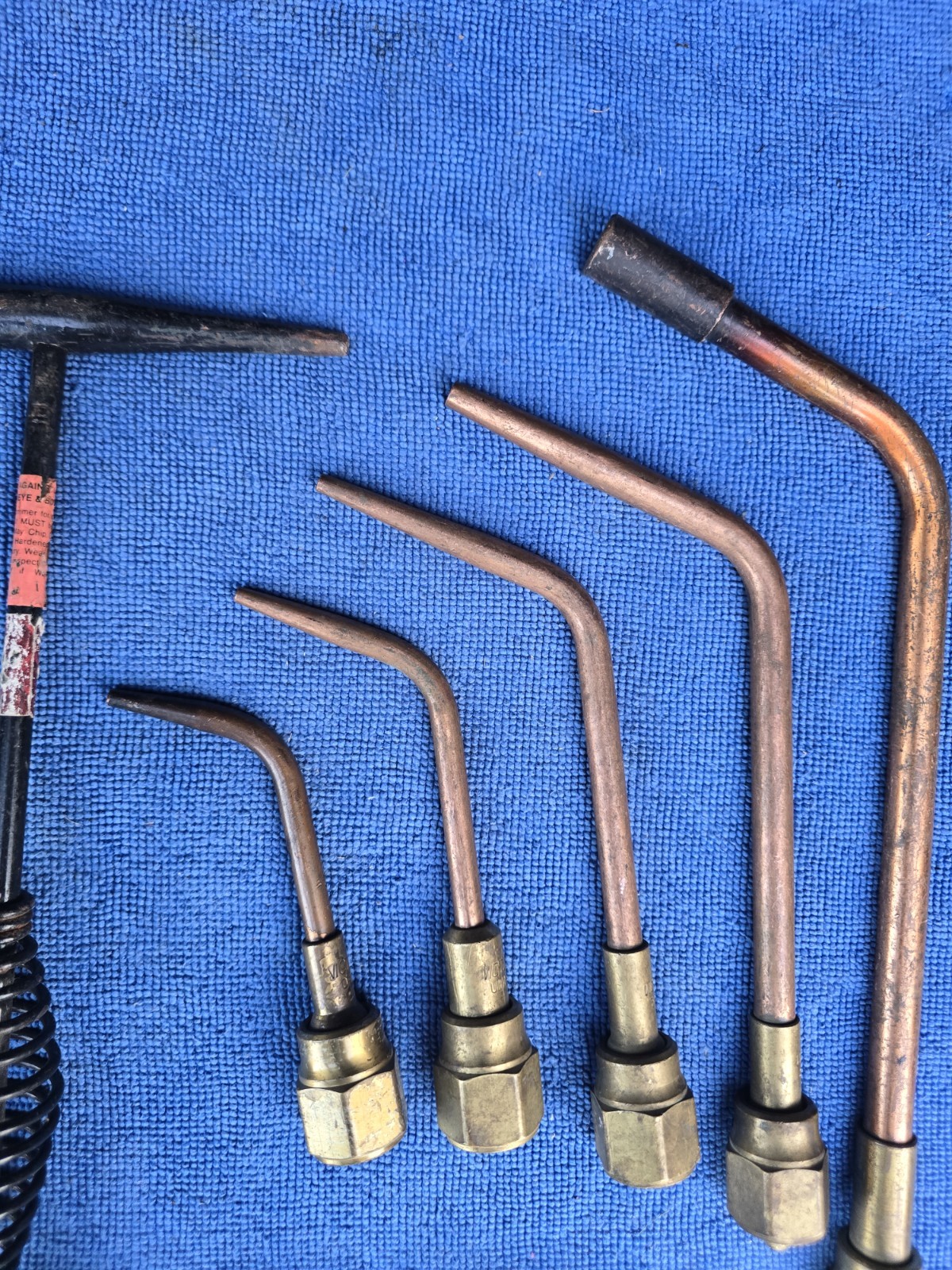 Victor Brazing Tips Lot With Rosebud Attachment And Striker