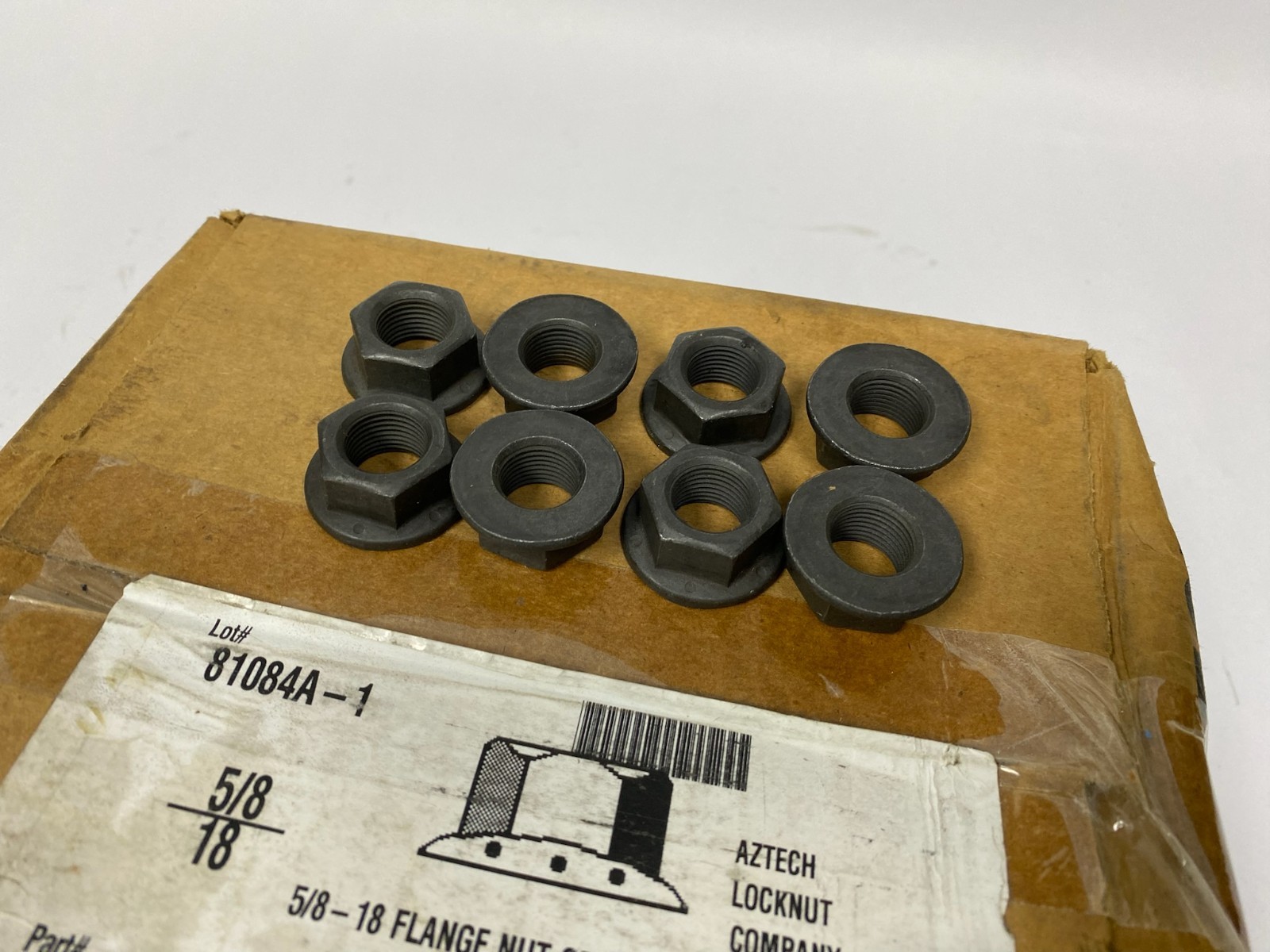 400 Count – 5/8-18 Hex Flange Nut Grade 8 Phos/Oil Finish Black 5/8×18 Nuts x400