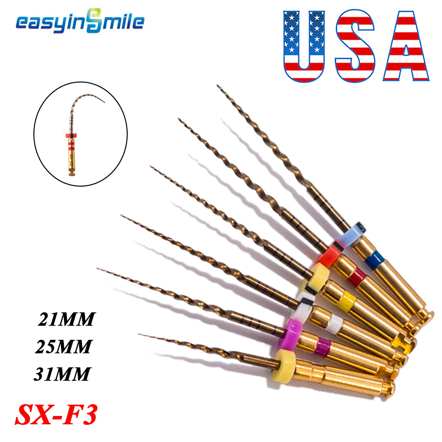 Endo Rotary Files Easyinsmile Dental X-Pro Gold Taper NITI Endodontic Files