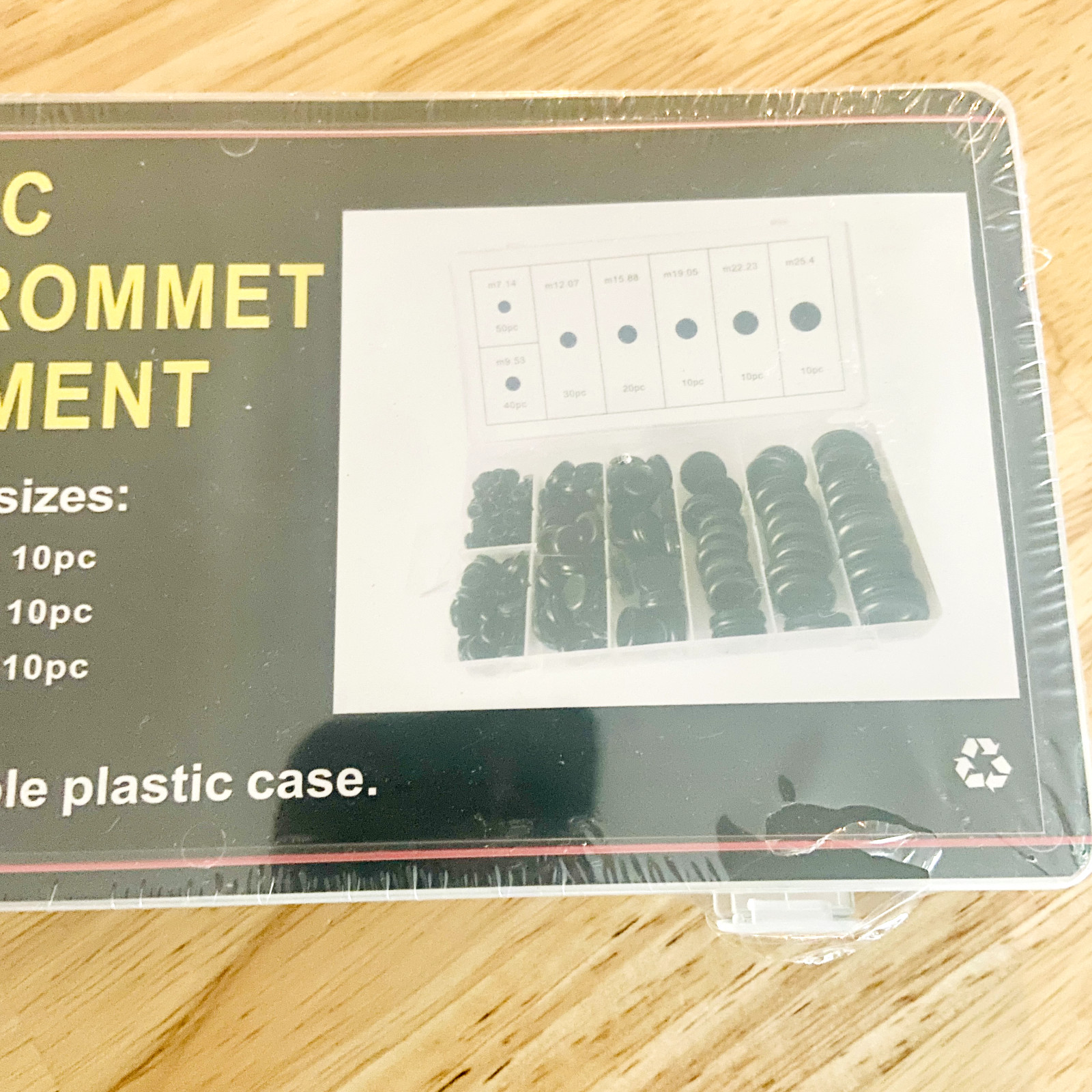 170PCS Rubber Grommet Firewall Hole Plug Electrical Wiring Gasket Assortment Kit