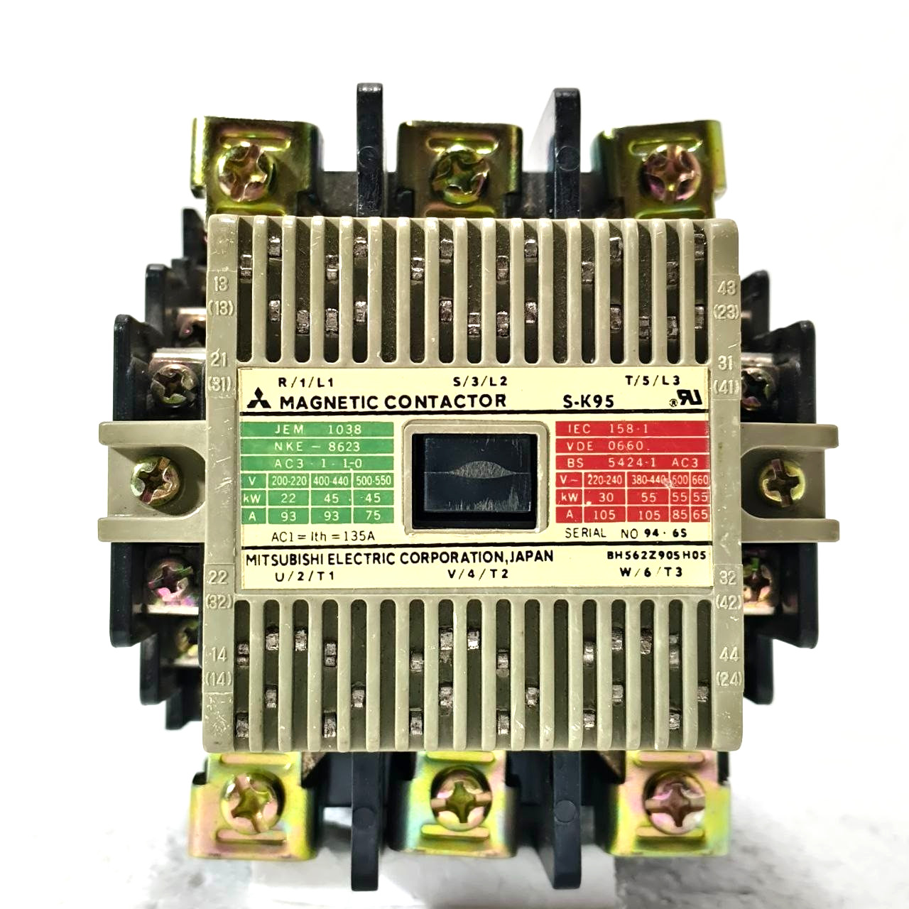 MITSUBISHI MAGNETIC CONTACTOR S-K95 380V