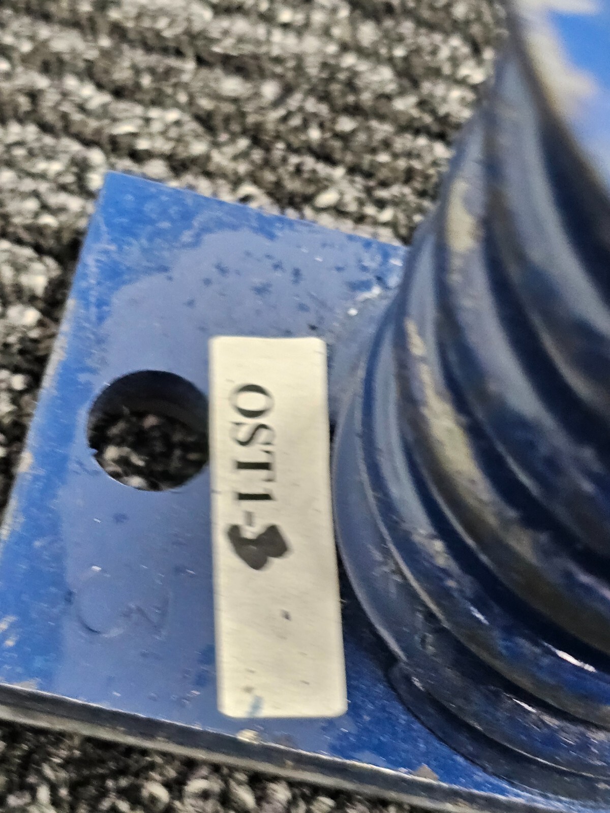Vibration Eliminator Open Spring Mount Isolator Deflection Blue Silver OST1