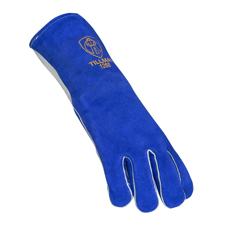 Tillman 1250 Cowhide Leather Protective Stick Welding Steel Fabrication Gloves
