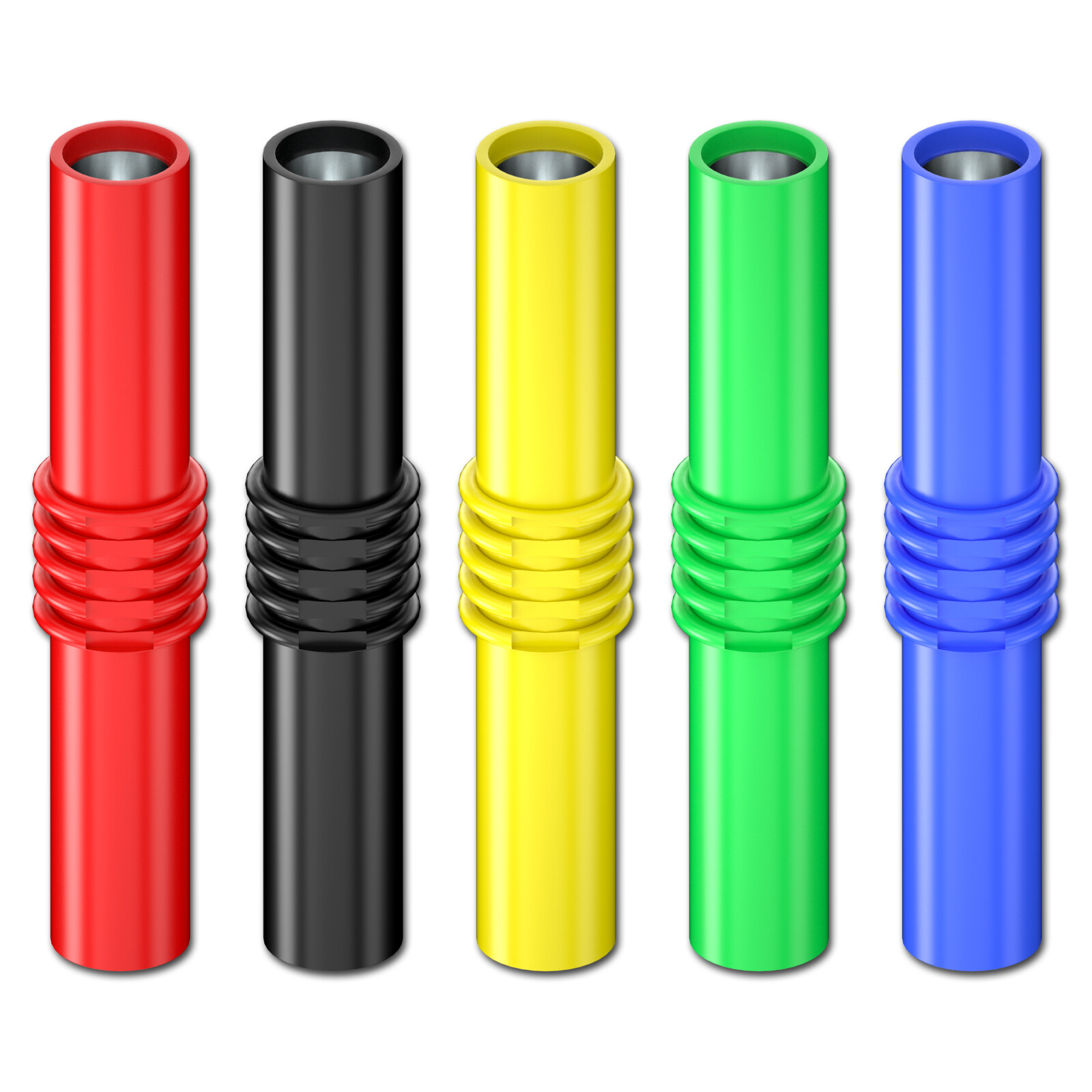 Peakelect Insulated 4mm Banana Female to Female Jack Socket Connector Adapter