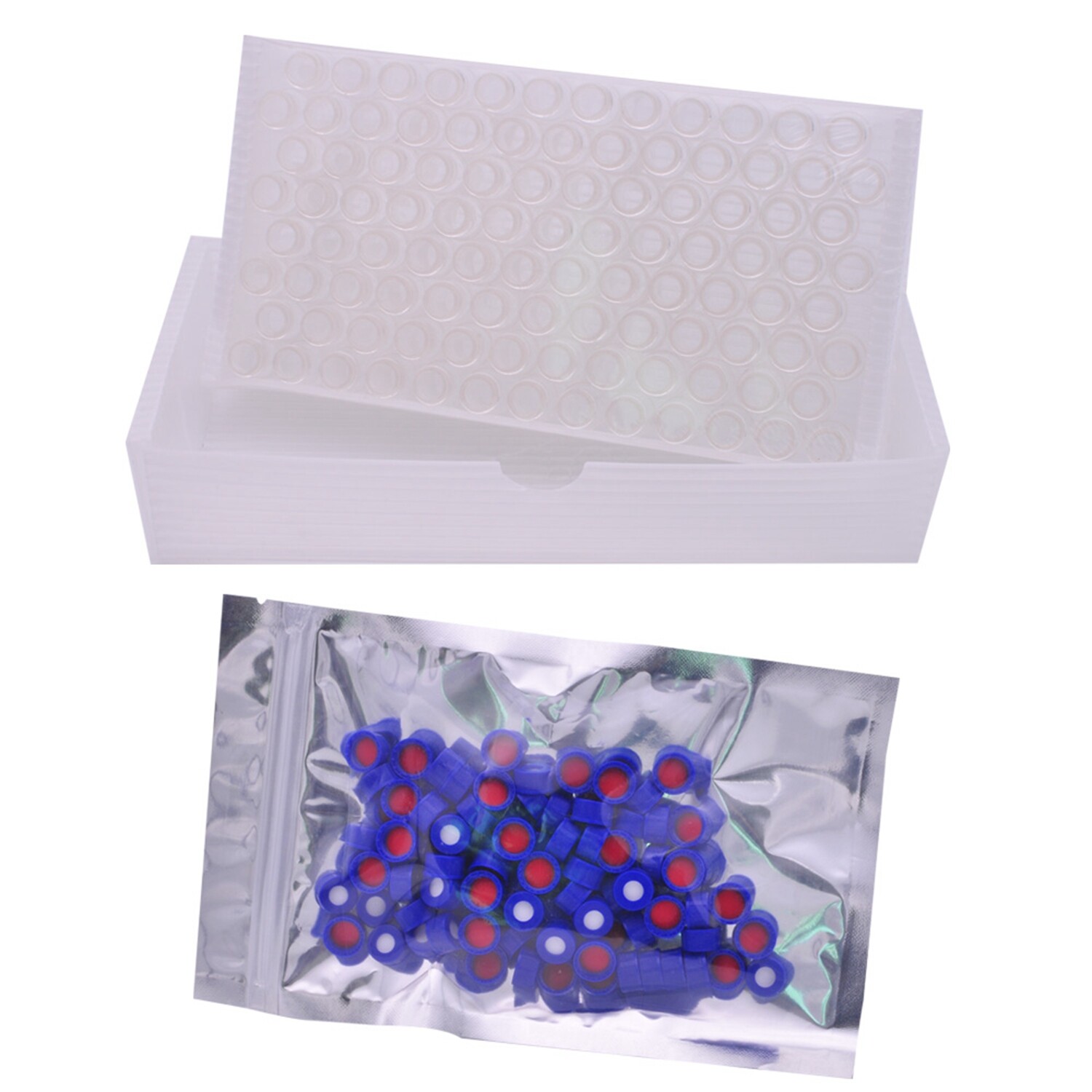 10000pcs 2mL Clear Screw Bottle HPLC Autosampler Vials for Agilent Waters Varian