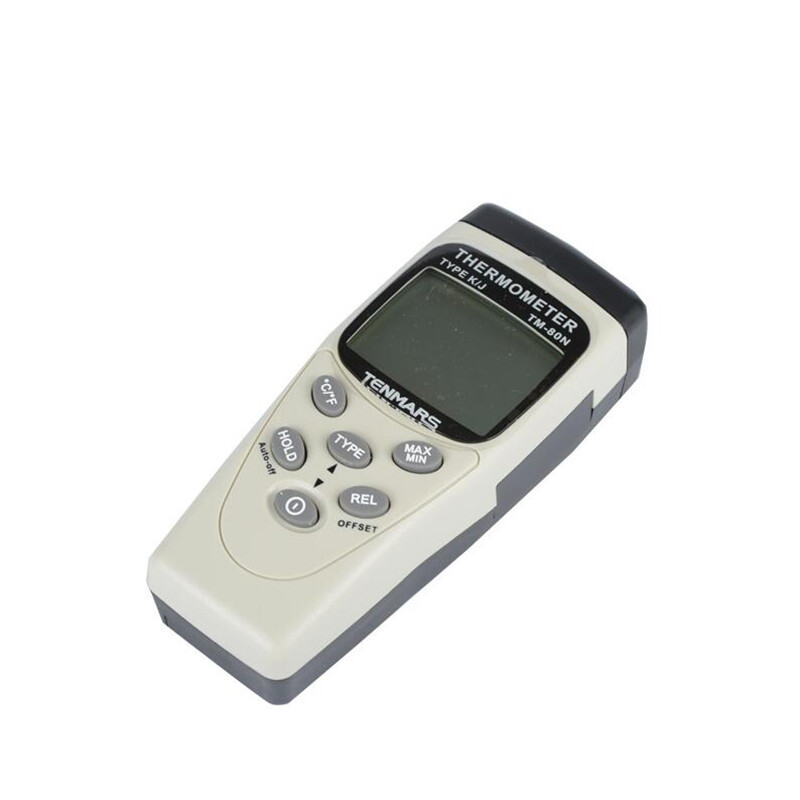 TENMARS TM-80N K/J Type Thermometer Single Input Max/Min/Avg/Hold Function