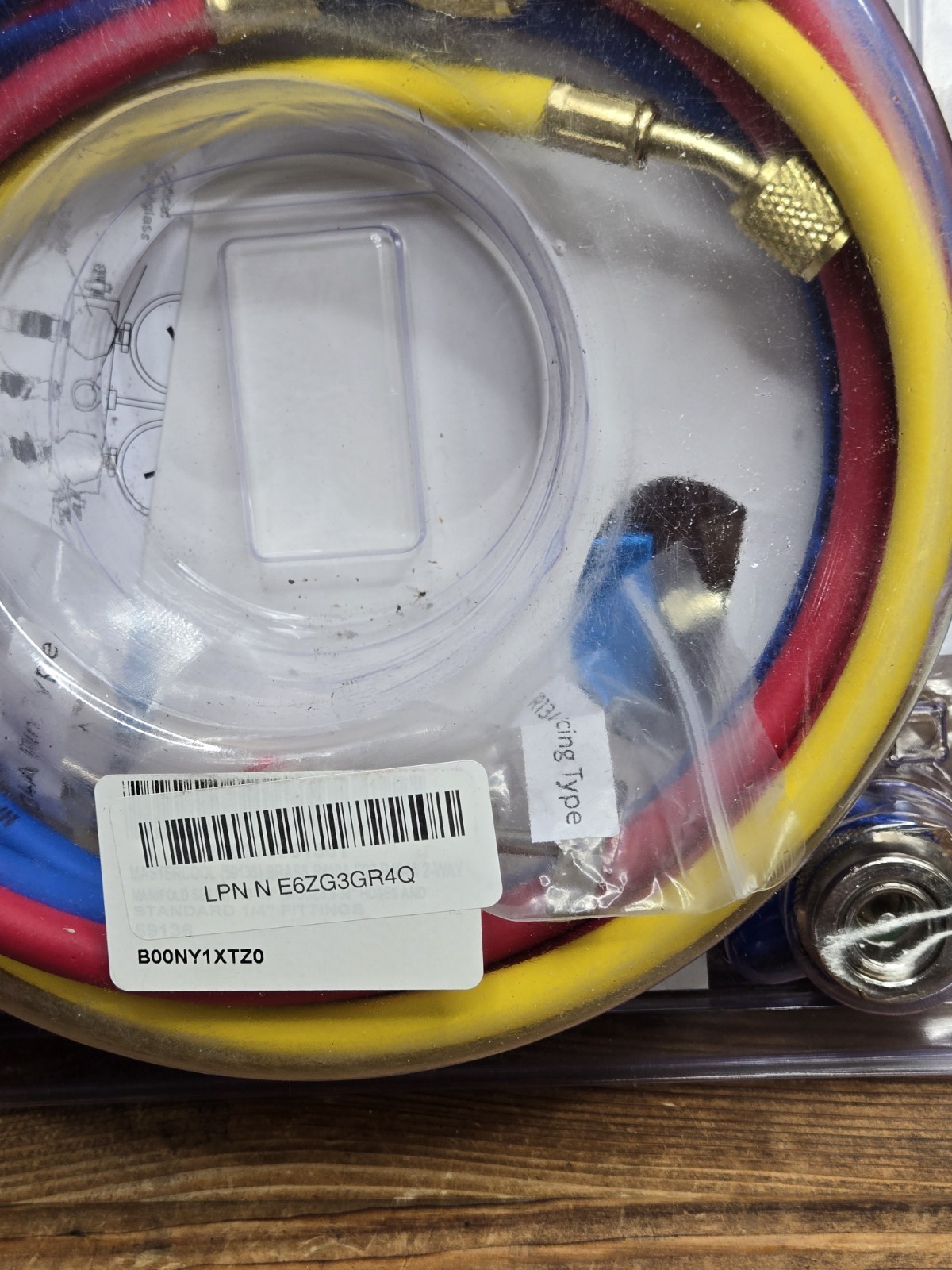 59136 Mastercool A/C HVAC Refrigeration Manifold w 36″ Charging Hoses R410A