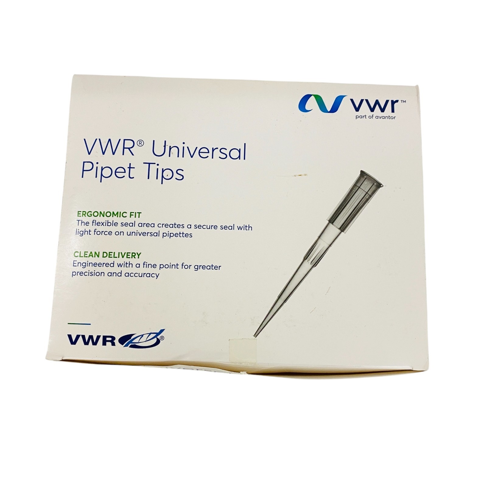 VWR 76322-144 Universal 200µl Pipet Tips Low Retention 10 Racks/Pack Exp 11/2028