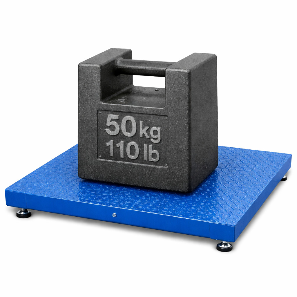 New Prime Scales 10000lb Pallet Scale /Floor Scale w/ Indicator 48×48″ Cal-Cert