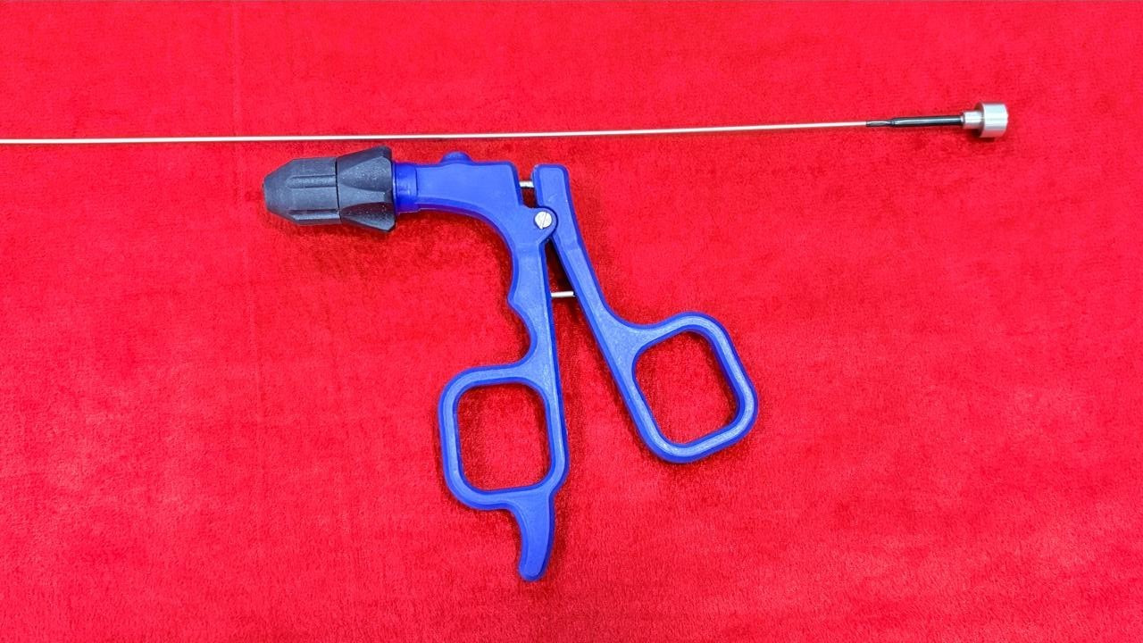 Hysteroscopy Alligator 5fr 40cm Semi Rigid Type Fyber Handle Best Quality Reuse